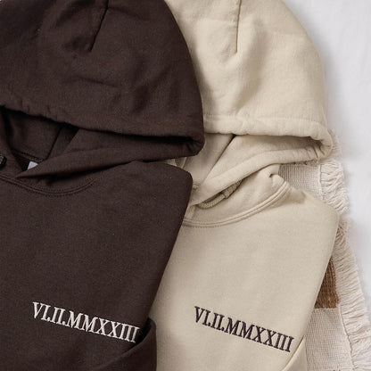 هودي الأزواج المخصص بالاسم والتاريخم